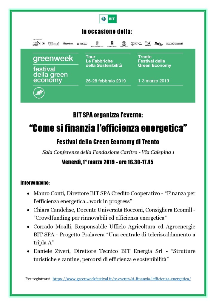 Evento Green Week 1 marzo 2019-001